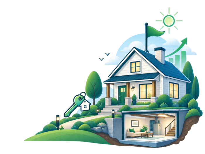 The BRRRR candidate: honest square footage the listing undersells.