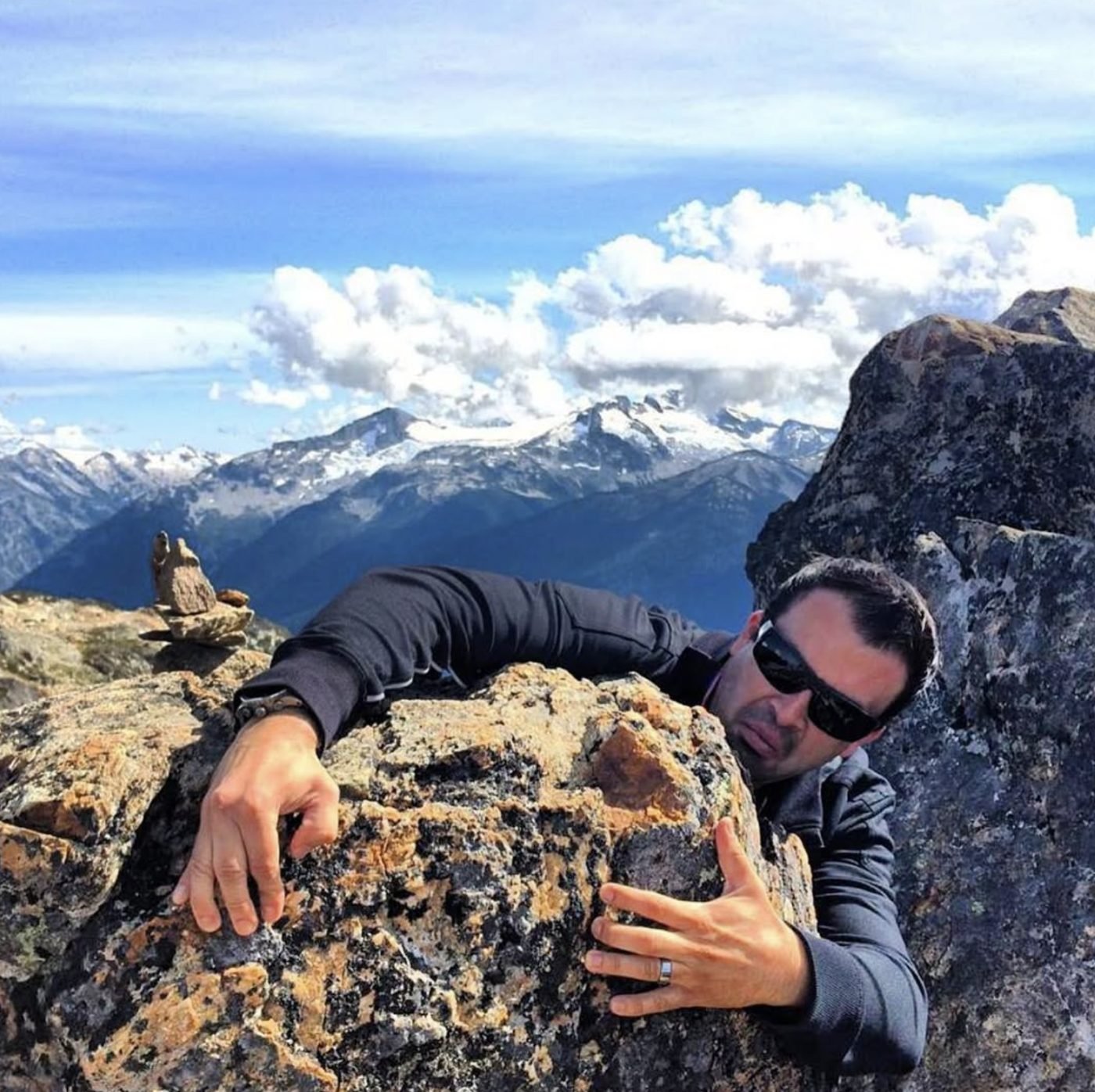 Chris on a summit