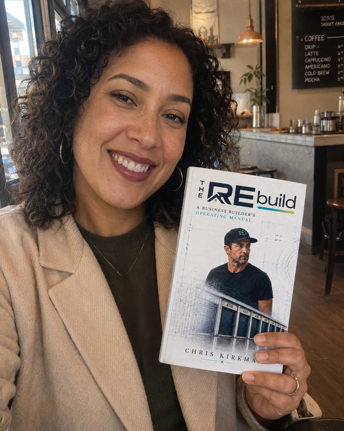 A REal Circle member holding The REbuild